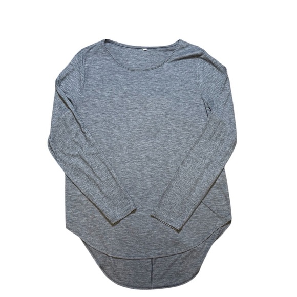 Under Armour Women’s M Grey Breathe Long Sleeve Shirt Performance Activewear - Picture 1 of 7